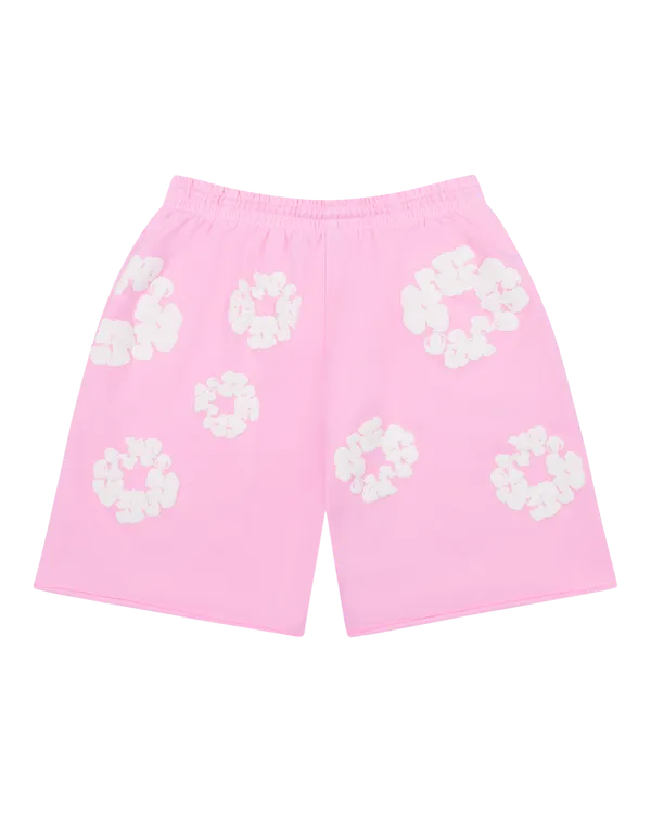 Denim Tears The Cotton Wreath Sweatshorts - Pink