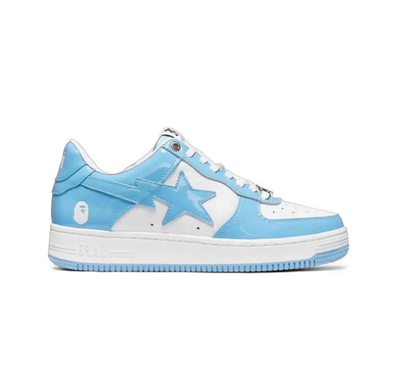 A BATHING APE Bape Sta Low 'blue and white”