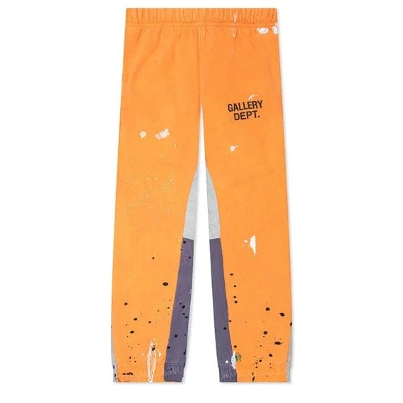 Gallery Dept. Hand Painted Flared Sweats - Orange