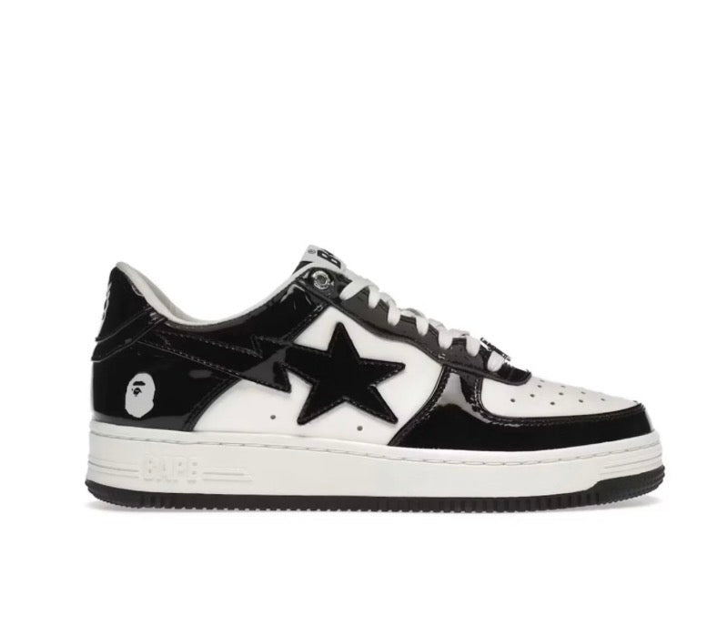 A BATHING APE Bape Sta Low 'Black and white”