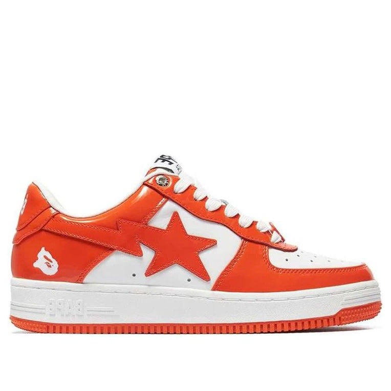 A BATHING APE Bape Sta Low 'Orange White