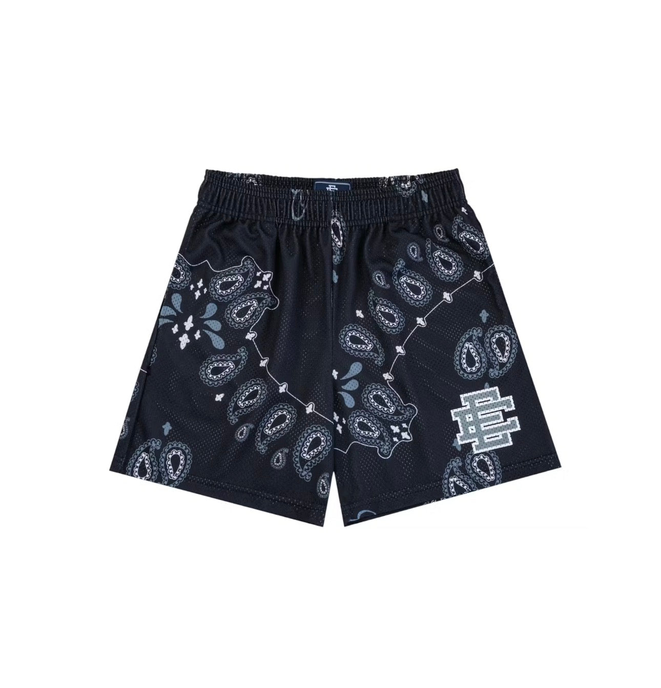 EE Basic Short Black Paisley