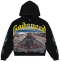 Long Lonely Road Hoodie Black