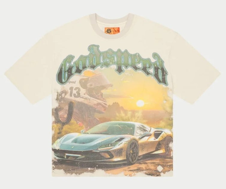 Godspeed Sunset Drift Tee Cream