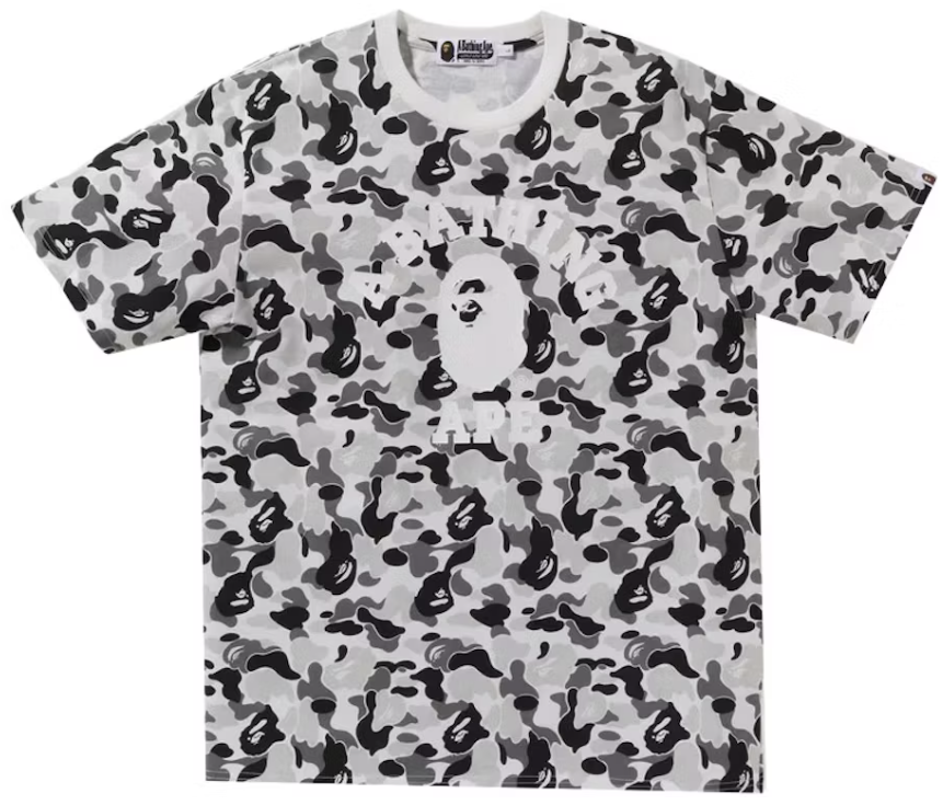 Bape ABC Camo College Tee White