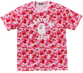 Bape ABC Camo College Tee Pink