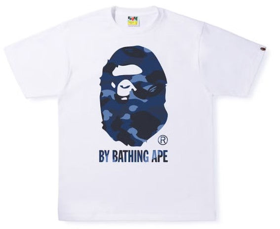 BAPE Color Camo By Bathing Ape Tee (SS22) White Navy