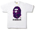 BAPE Color Camo By Bathing Tee White Purple
