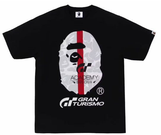 BAPE x Gran Turismo Ape Head #1 Tee Black