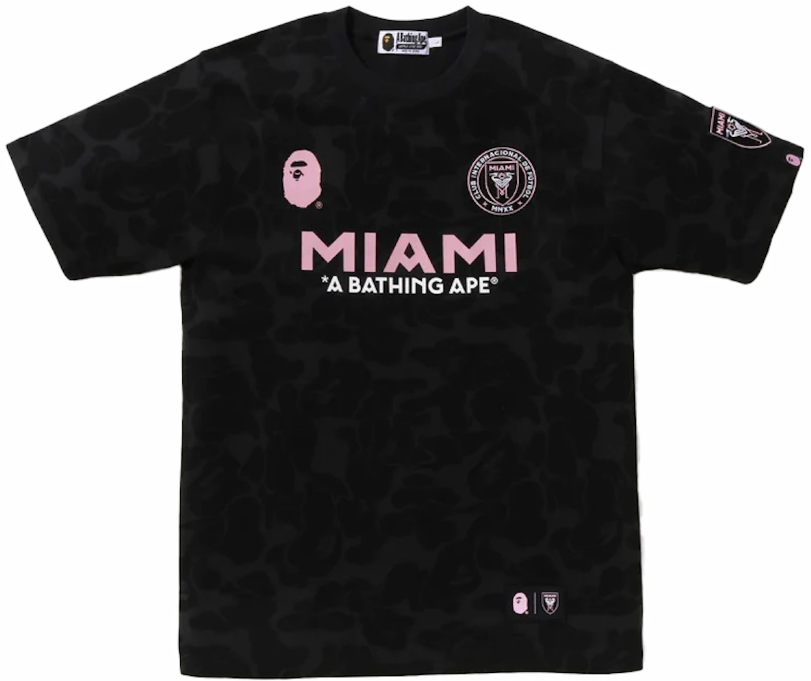 Bape x Inter Miami CF Camo Tee