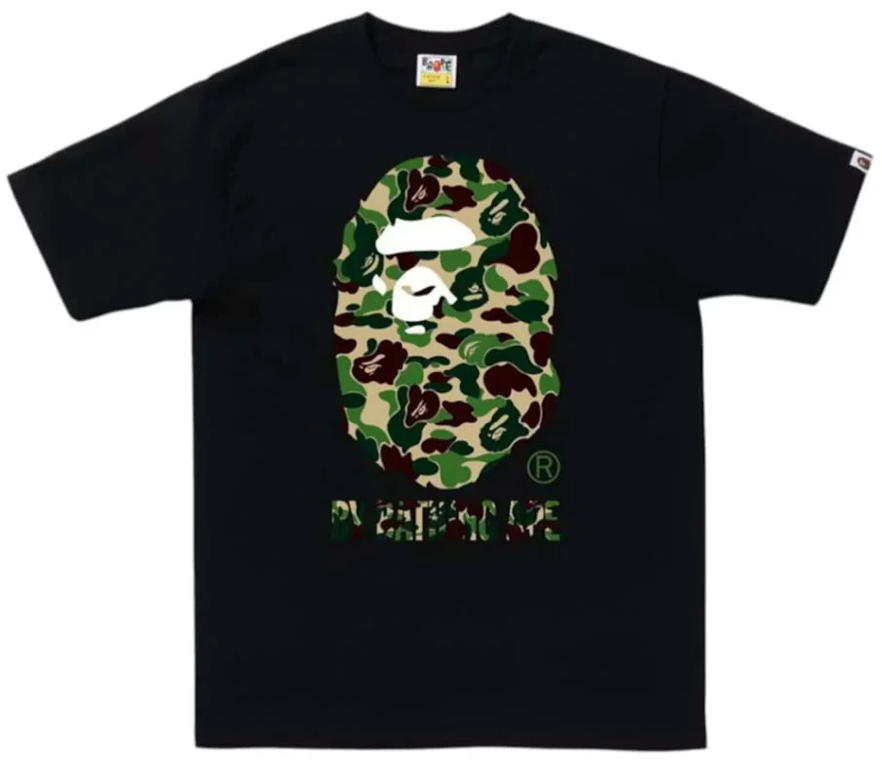 Bape ABC Woodland Tee - Black