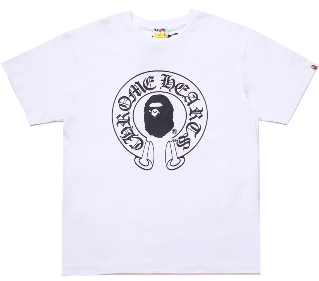 Bape x Chrome Hearts Tee White