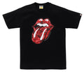 BAPE x Rolling Stones Tee Black