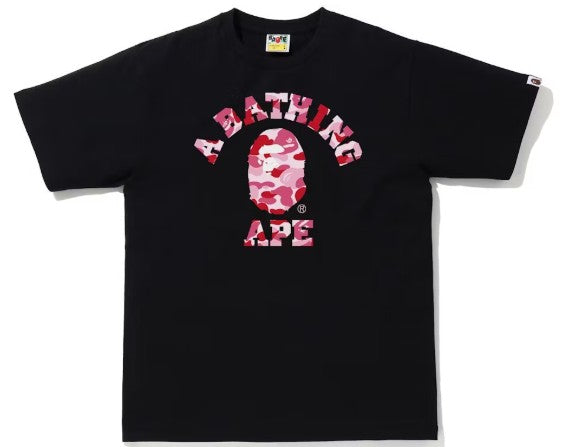 BAPE ABC Camo College Tee (SS21) Black Pink