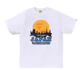 BAPE Japan Silhouette Tee - White