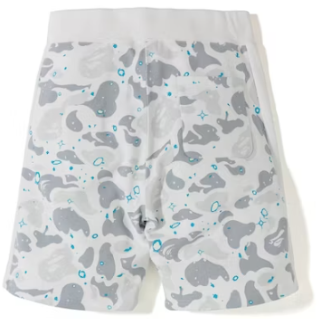 Space Camo Shorts - White