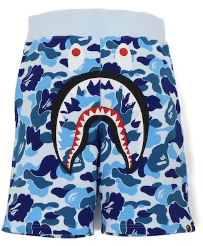 ABC Blue Camo Shark Sweatshorts