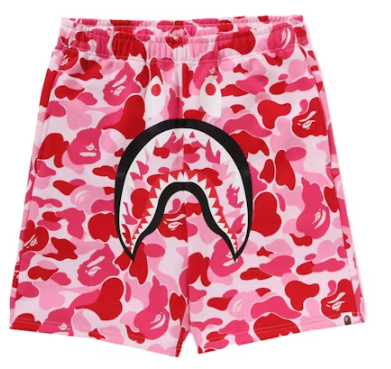 Bape ABC Pink Camo Shorts SS24