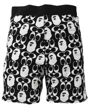 BAPE x Coach Sweat Shorts - Black