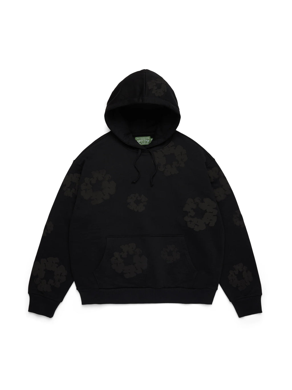 Denim Tears The Cotton Wreath Hoodie - Black