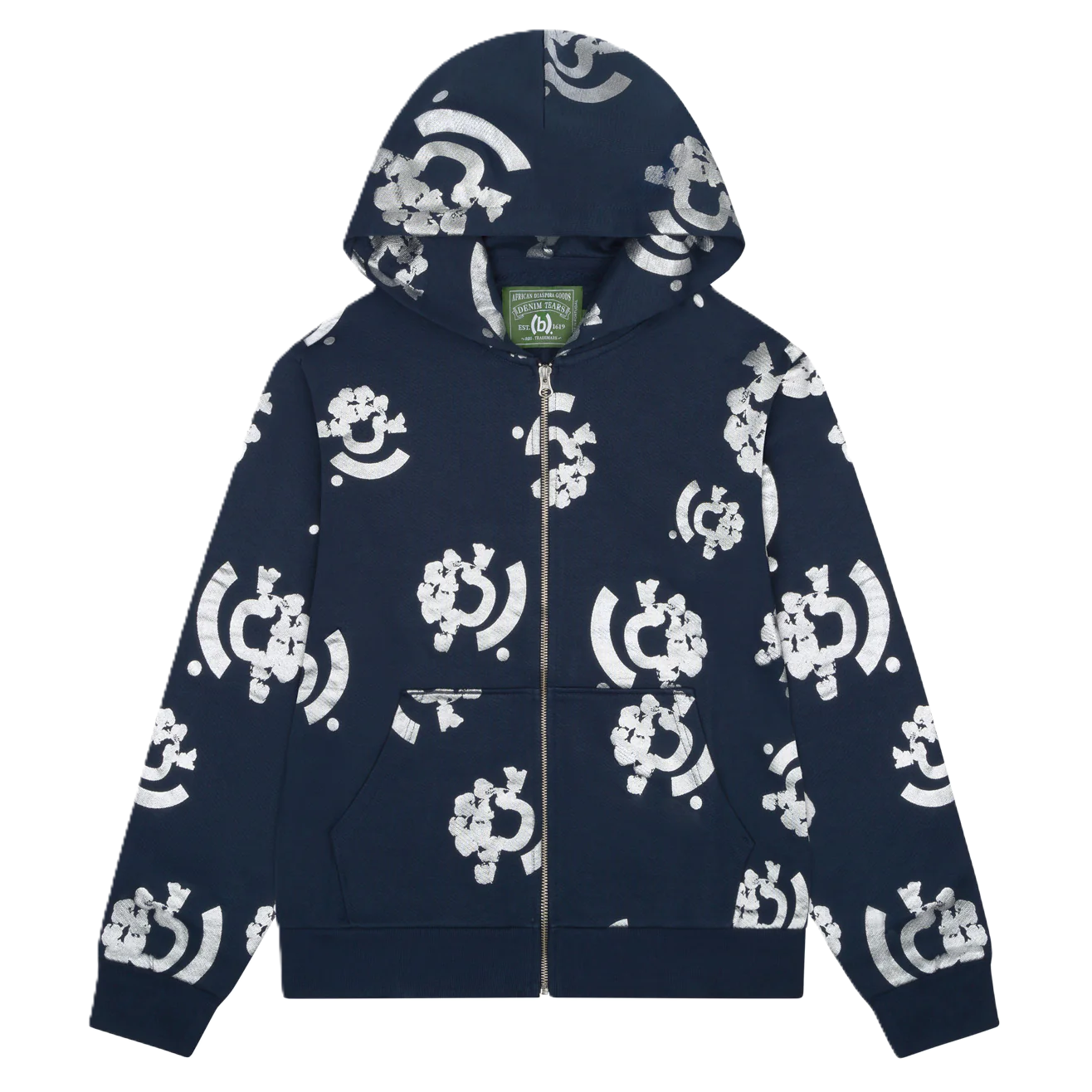 Denim Tears Bstroy Tears Zip Hoodie