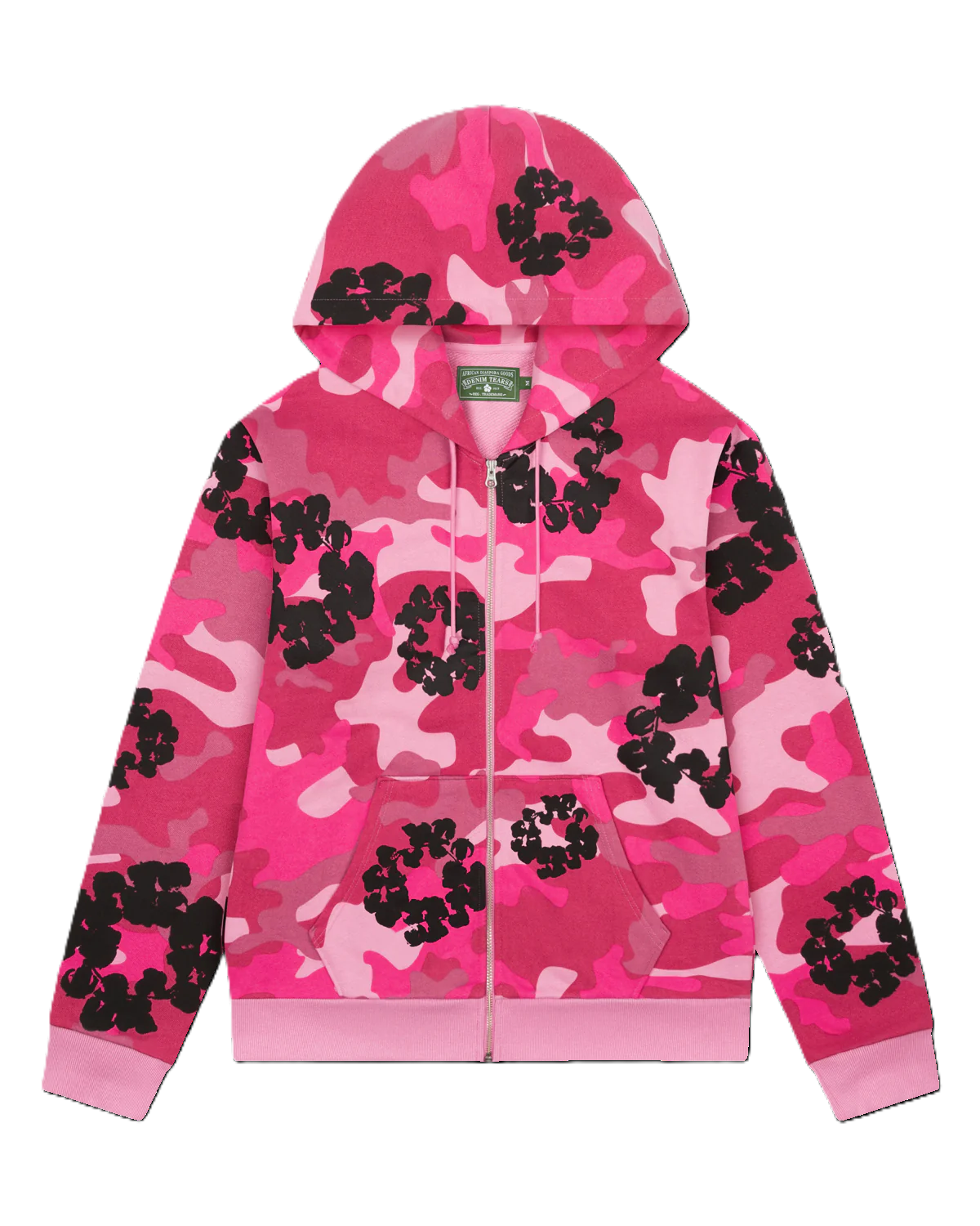 Denim Tears The Cotton Wreath Zip Sweatshirt