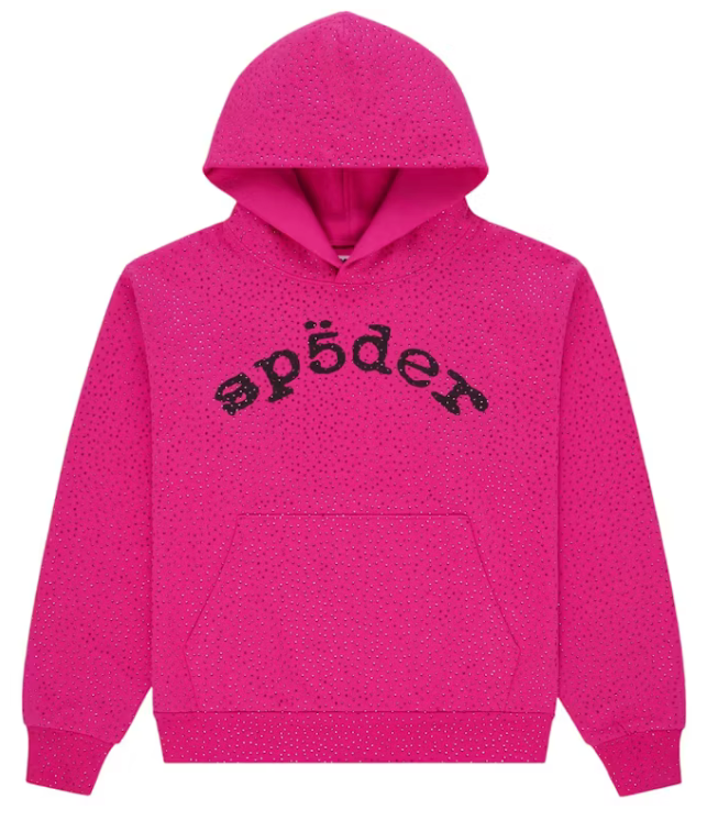 Sp5der Pink VVS Hoodie