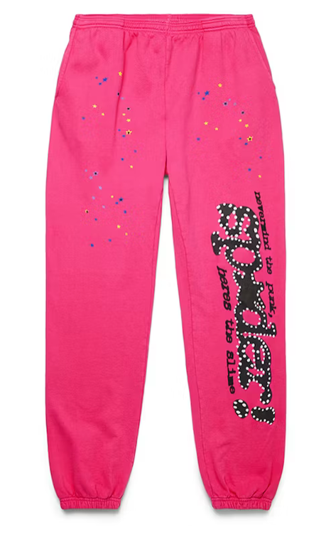 Sp5der Pink Punk V2 Sweats