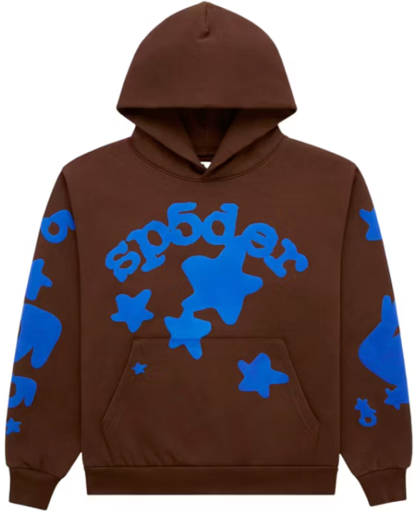 Sp5der Brown Beluga Hoodie