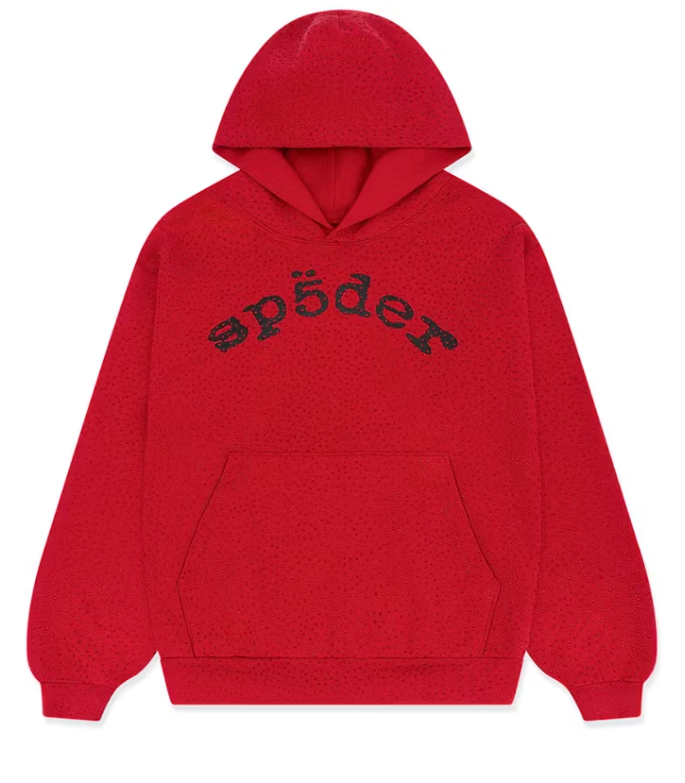 Sp5der Red VVS Hoodie