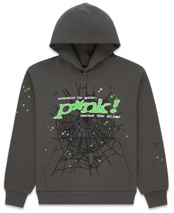 Sp5der Wait Grey P*nk V1 Hoodie