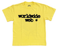 Sp5der Worldwide Web Tee Yellow
