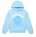 Sp5der Sky Blue Hoodie