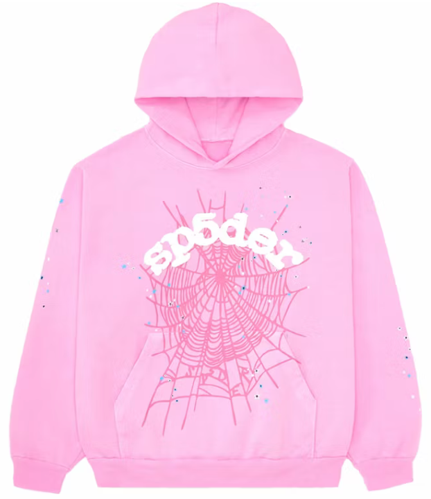 Sp5der OG Web Pink hoodie