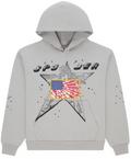 Sp5der grey Star Girl Hoodie