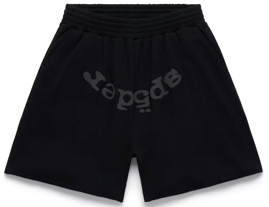 Sp5der OG Web V2 Phantom Sweatshorts Black