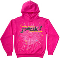 Sp5der Pink Punk V1 Hoodie