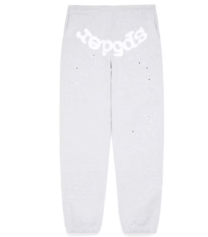 Sp5der web heather grey sweatpants