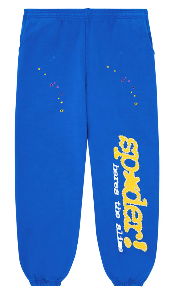 Sp5der TC Blue Sweatpants