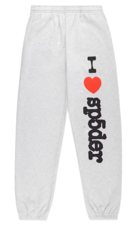 Sp5der Heather Grey Souvenir Sweats
