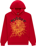 Sp5der Red Og web V2 hoodie
