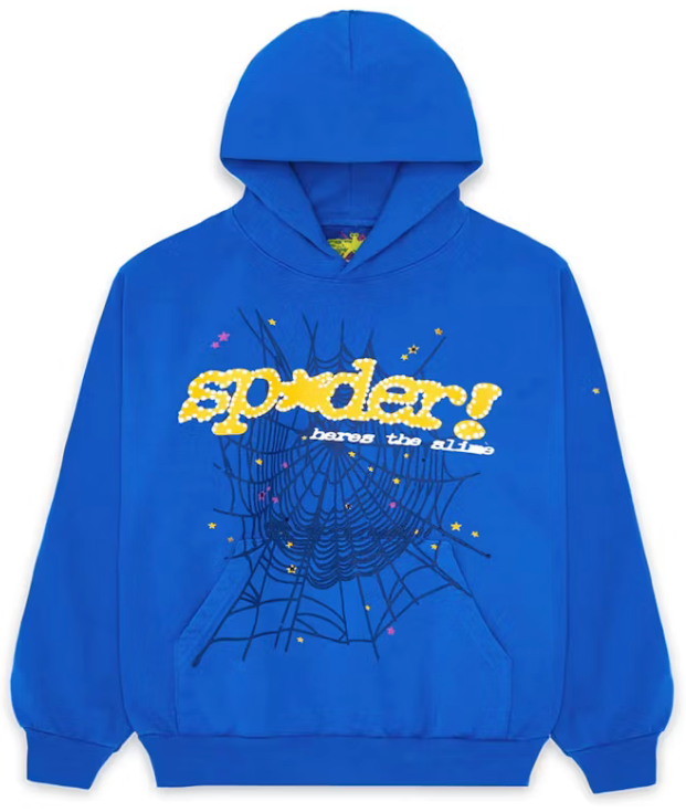 Sp5der TC Blue Hoodie