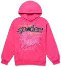Sp5der Pink Punk V2 Hoodies