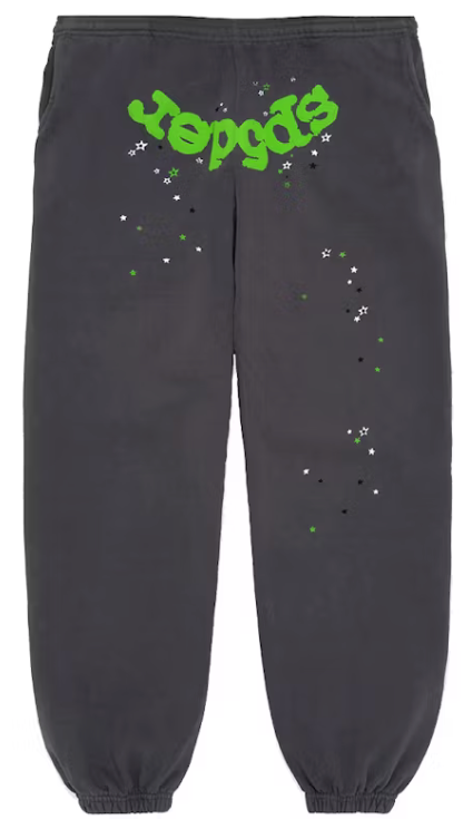 Sp5der Slate Grey Web Sweats