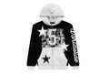 Sp5der Black 5star Zip up hoodie