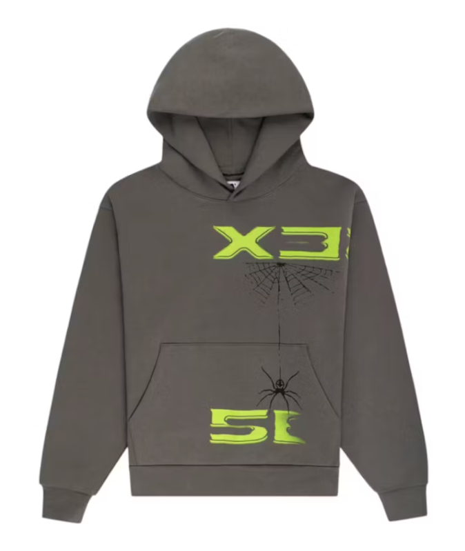 Sp5der Dark Grey Sex Hoodie