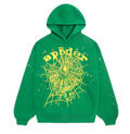 Sp5der Star OG Web V2 Hoodie Green