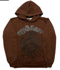 Sp5der Web Hoodie Brown
