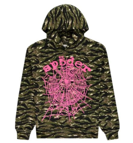Sp5der OG Web V2 Tiger Camo Hoodie