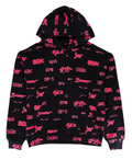 Sp5der Black Sex Aop Hoodie